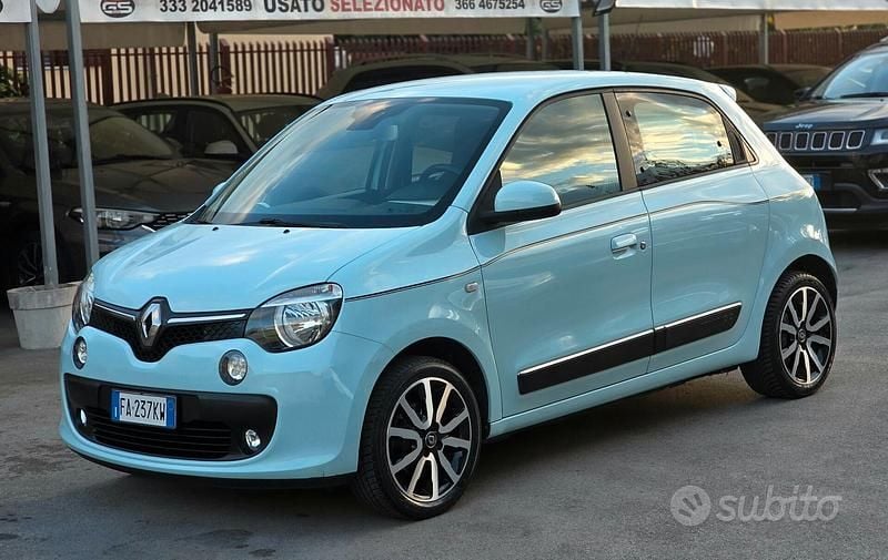 Usata Renault Twingo SE 69 CV (50 kW) 2015 Blu Utilitaria