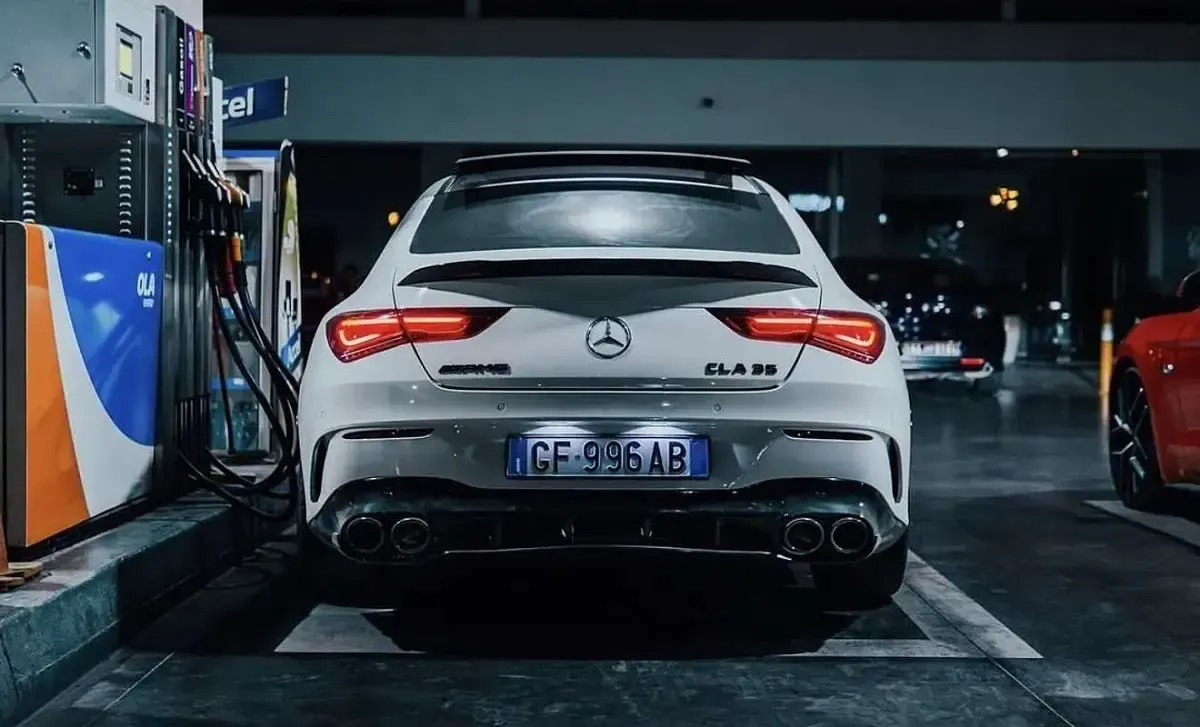 Usata Mercedes CLA35 AMG AMG 306 CV (225 kW) 2021 Bianco Coupé
