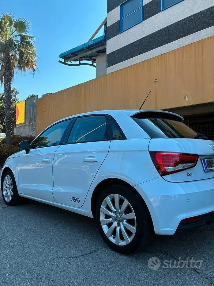 Usata Audi A1 90 CV (66 kW) 2016 Bianco Utilitaria