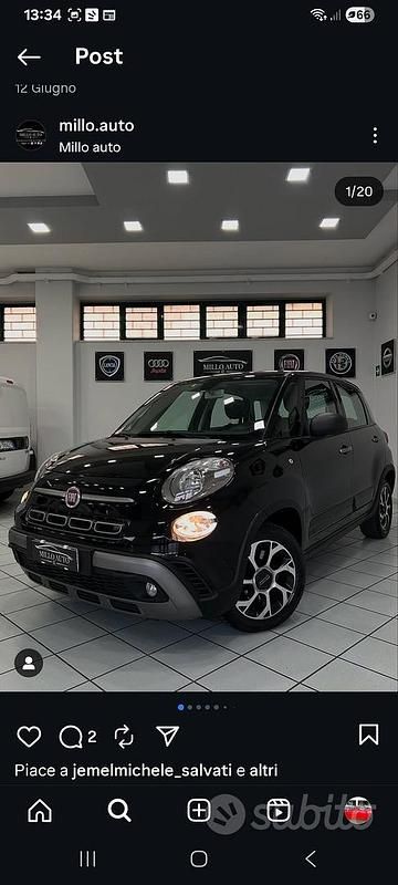 Usata Fiat 500L Cross 2019 Nero Monovolume