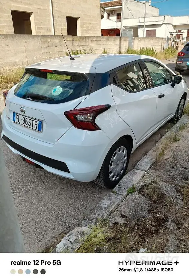 Usata Nissan Micra 90 CV (66 kW) 2017 Bianco Utilitaria