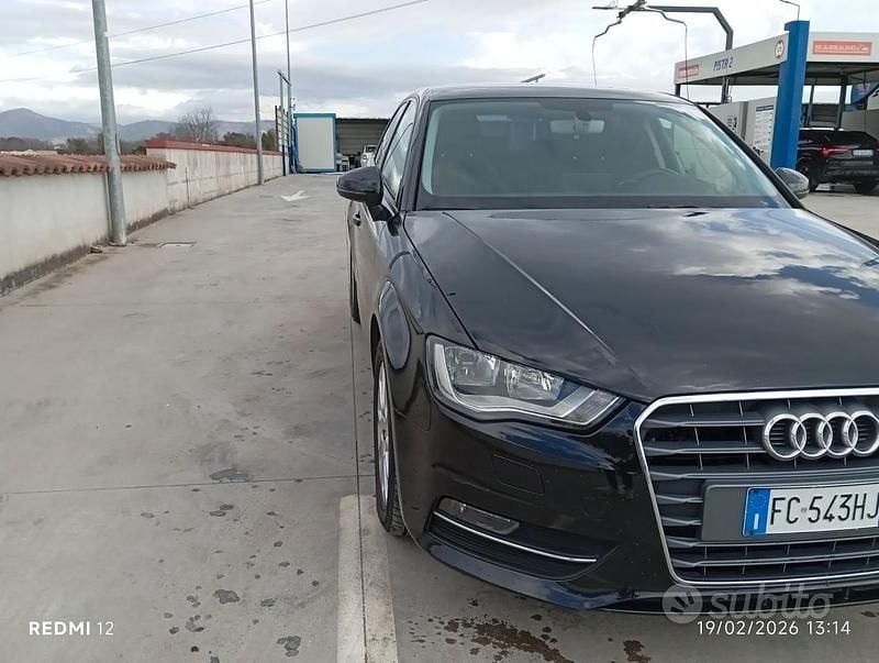 Usata Audi A3 Ambiente 110 CV (80 kW) 2015 Nero Berlina
