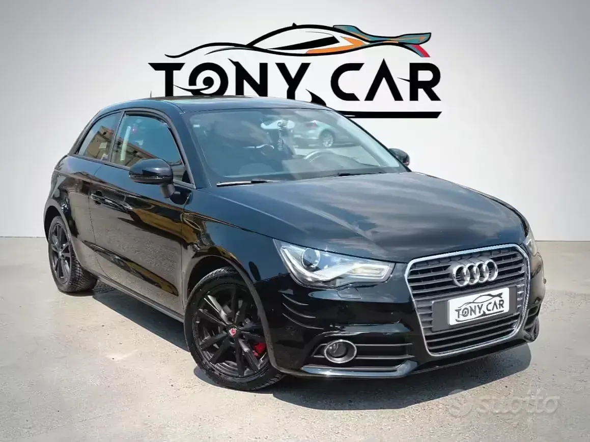 Usata Audi A1 122 CV (89 kW) 2010 Nero Utilitaria