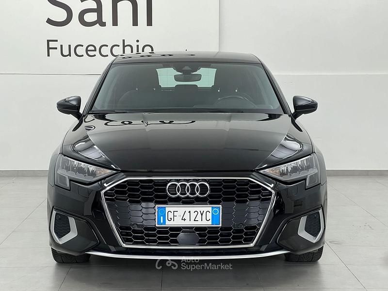 Usata Audi A3 Advanced 116 CV (85 kW) 2021 Nero Berlina