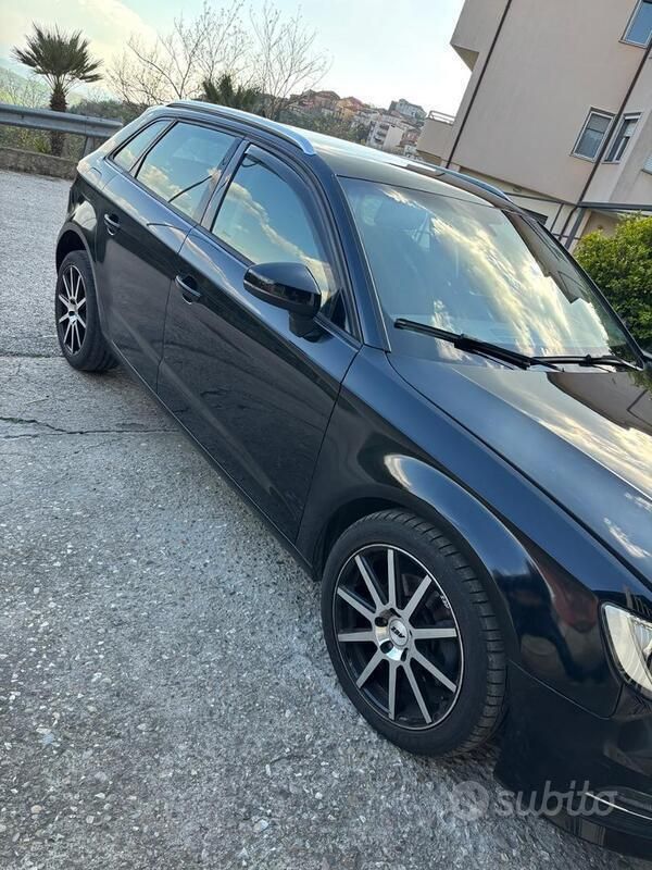Usata Audi A3 105 CV (77 kW) 2014 Nero Berlina