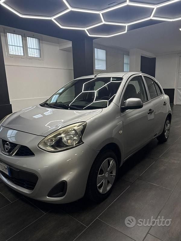 Usata Nissan Micra Visia 80 CV (58 kW) 2016 Grigio Utilitaria