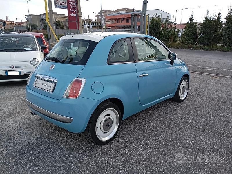 Usata Fiat 500 69 CV (50 kW) 2015 Blu Berlina