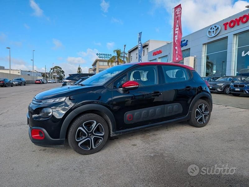 Usata Citroën C3 Shine 102 CV (75 kW) 2019 Nero Berlina