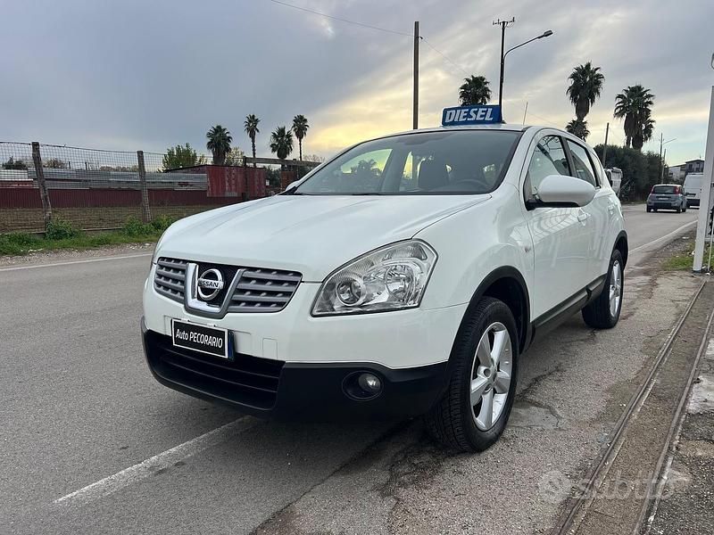 Bianco Usata 2009 Nissan Qashqai Acenta SUV | 4300 € (Buon prezzo) - Immagine 1/4