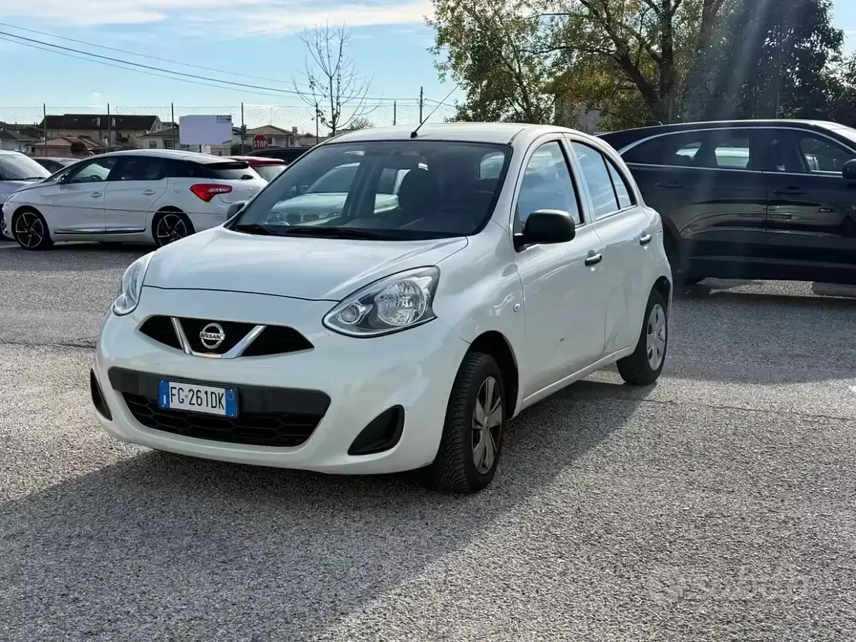 Usata Nissan Micra Acenta 80 CV (58 kW) 2016 Bianco Utilitaria