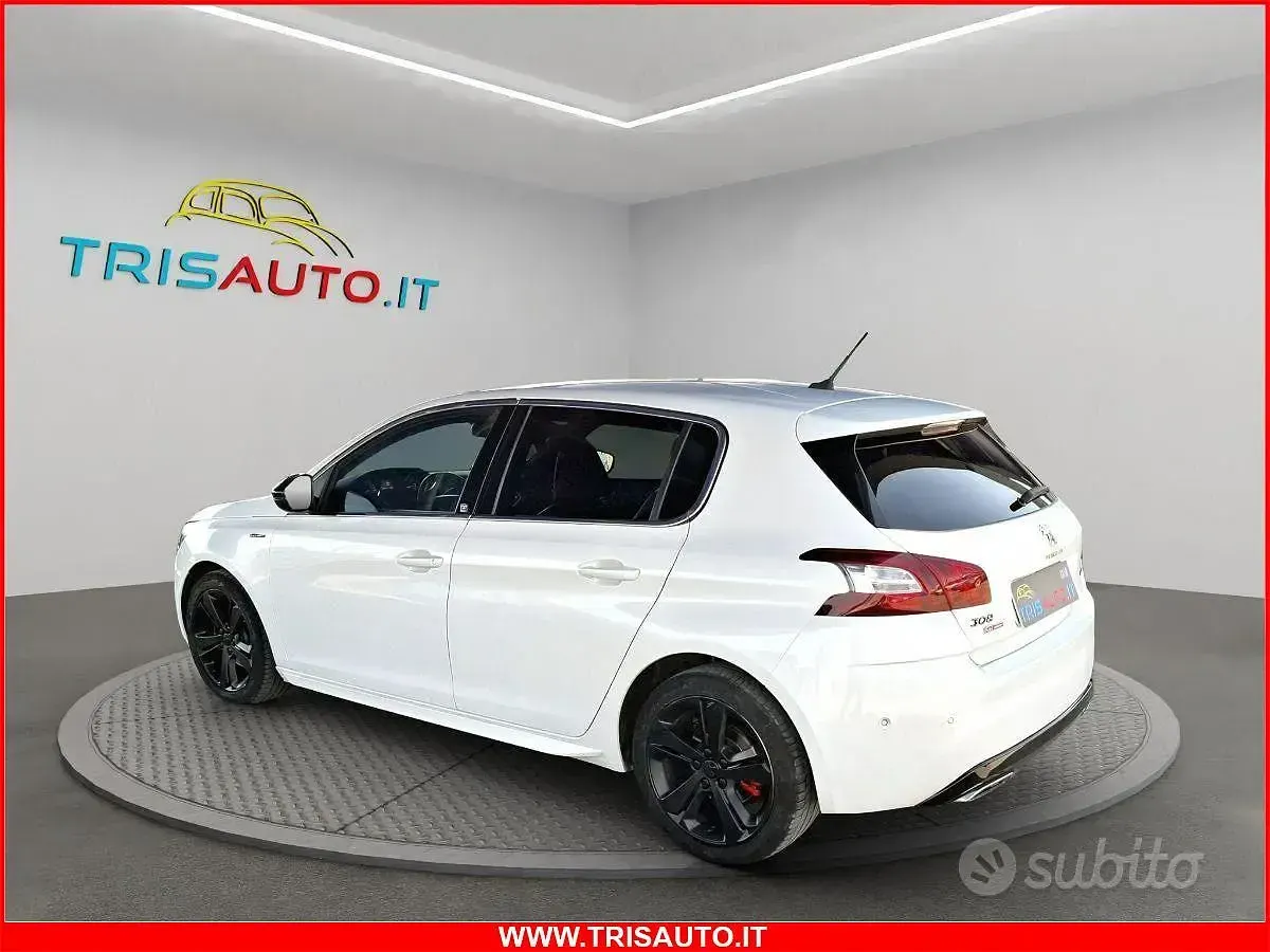 Usata Peugeot 308 GT-line 120 CV (88 kW) 2015 Bianco Utilitaria