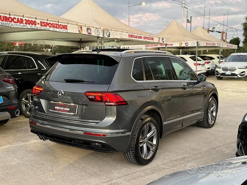 Usata VW Tiguan R-line 150 CV (110 kW) 2018 Grigio SUV