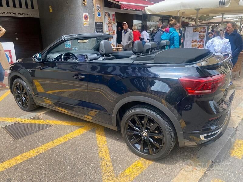 Usata VW T-Roc Cabriolet 150 CV (110 kW) 2021 Nero Cabrio