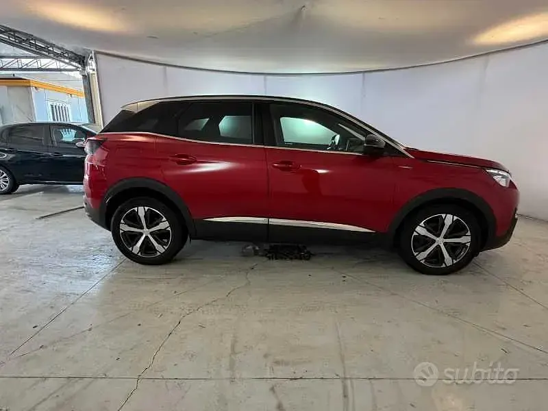 Usata Peugeot 3008 GT-line 131 CV (96 kW) 2019 Rosso SUV