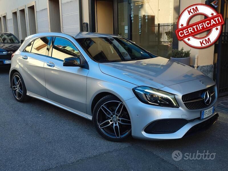 Usata Mercedes A200 Premium 136 CV (100 kW) 2016 Argento Berlina
