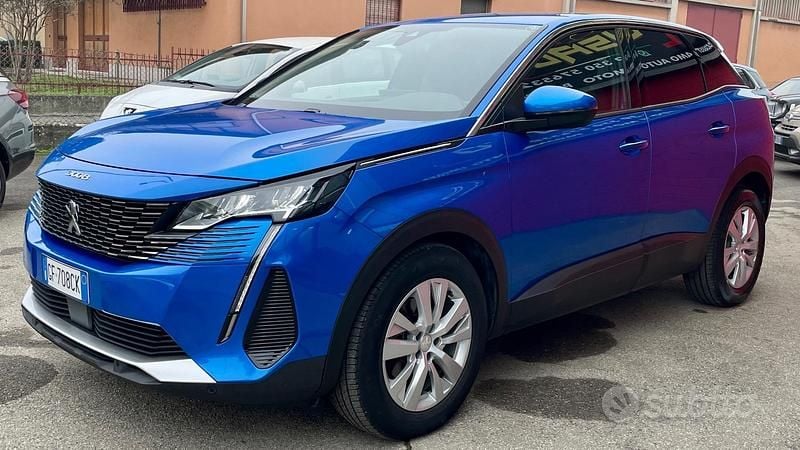 Usata Peugeot 3008 Active 131 CV (96 kW) 2021 Blu SUV