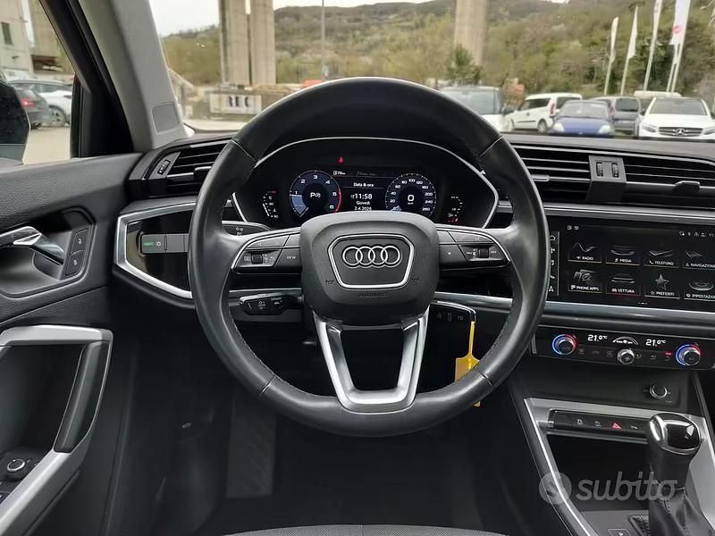 Usata Audi Q3 Advanced 150 CV (110 kW) 2021 Nero SUV