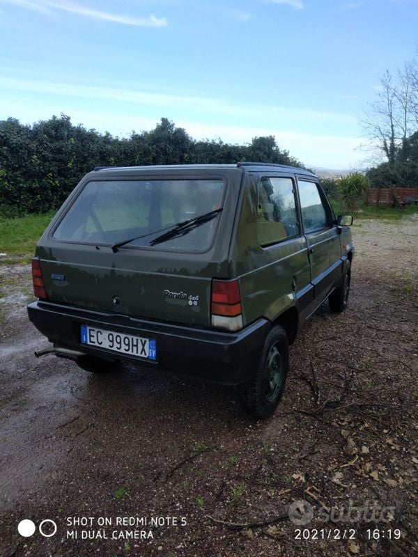 Verde Usata 1990 Fiat Panda 4x4 Due volumi | 4000 € - Immagine 1/4