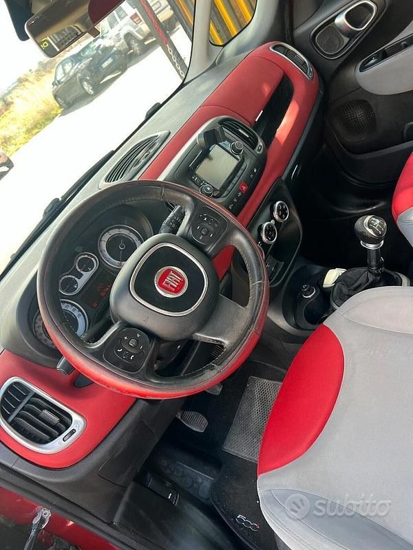 Usata Fiat 500L 95 CV (69 kW) 2012 Rosso Monovolume