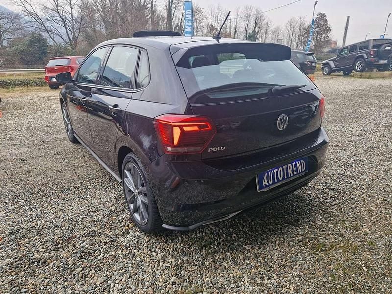 Usata VW Polo R-line 95 CV (69 kW) 2018 Nero Berlina