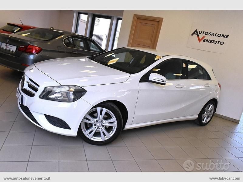Usata Mercedes A160 89 CV (65 kW) 2014 Bianco Berlina