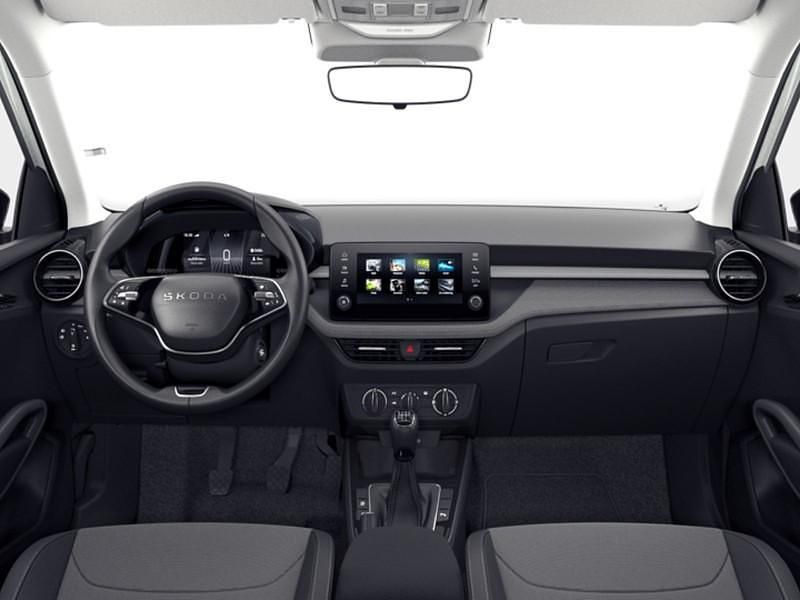 Nuova Skoda Fabia 95 CV (69 kW) 2026 Bianco luna metallizzato nero tulipano p Utilitaria