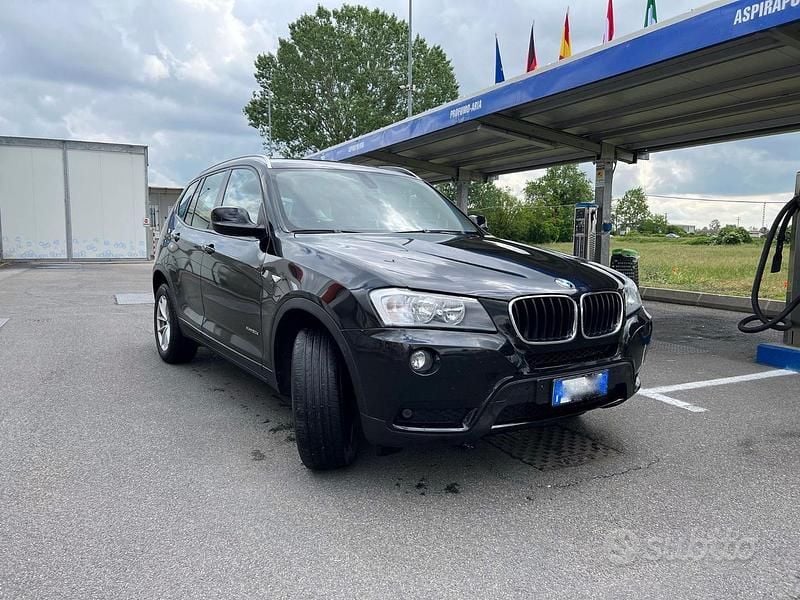 Usata BMW X3 Efficient Dynamics 184 CV (135 kW) 2012 Nero SUV