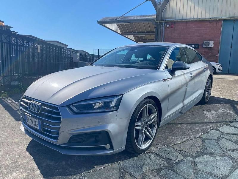 Usata Audi A5 S-Line 190 CV (139 kW) 2017 Argento Coupé