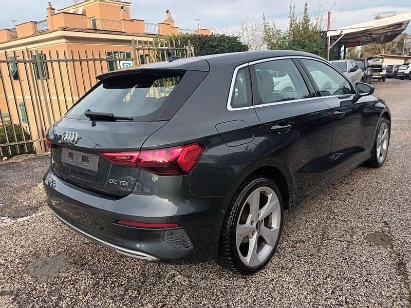 Usata Audi A3 Advanced 116 CV (85 kW) 2021 Grigio Berlina