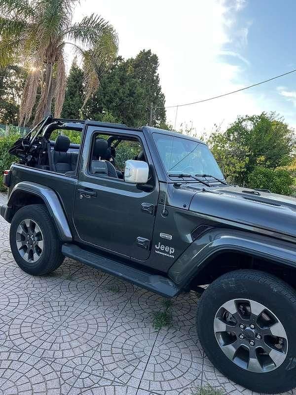 Begagnad Jeep Wrangler Sahara 200 HK (147 kW) 2020 Grå SUV