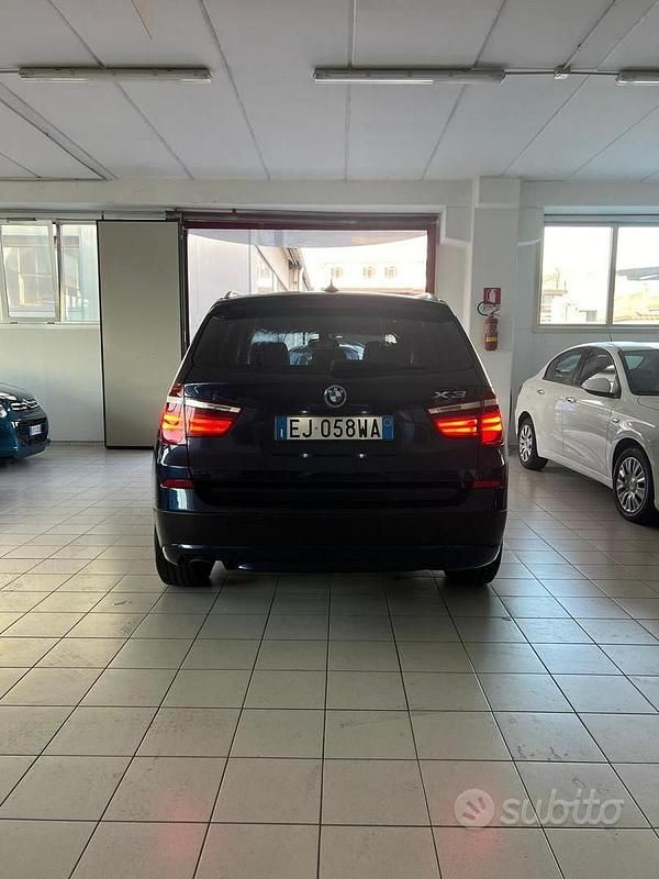 Usata BMW X3 Efficient Dynamics 184 CV (135 kW) 2011 Blu SUV