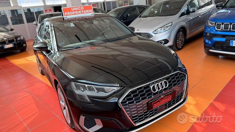 Usata Audi A3 Advanced 150 CV (110 kW) 2021 Nero Berlina
