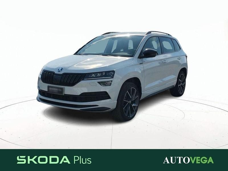 Usata Skoda Karoq SportLine 150 CV (110 kW) 2019 Bianco / pastello SUV