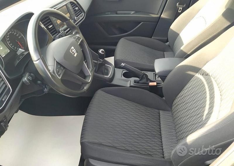 Usata Seat Leon ST Style 110 CV (80 kW) 2016 Nero Station wagon