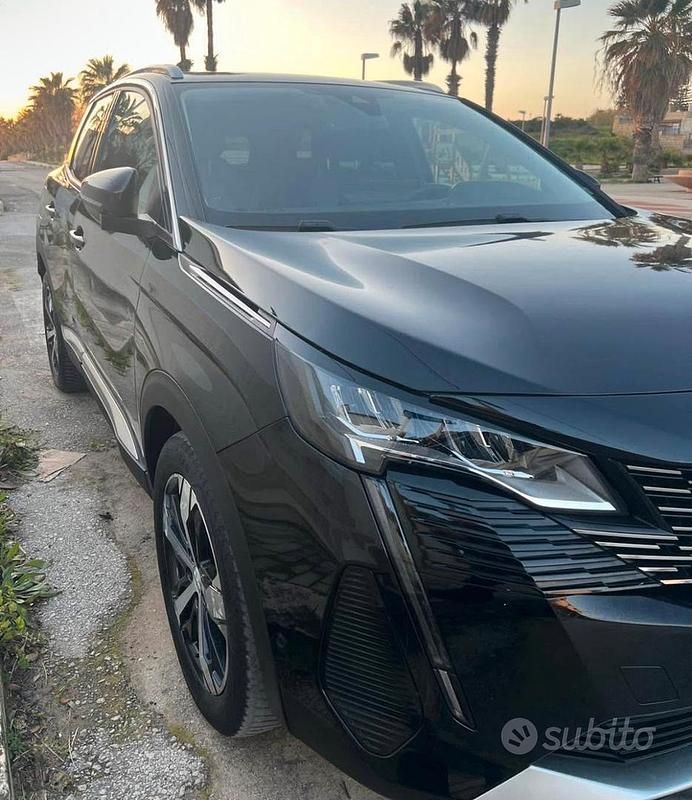 Usata Peugeot 3008 130 CV (95 kW) 2021 Nero SUV
