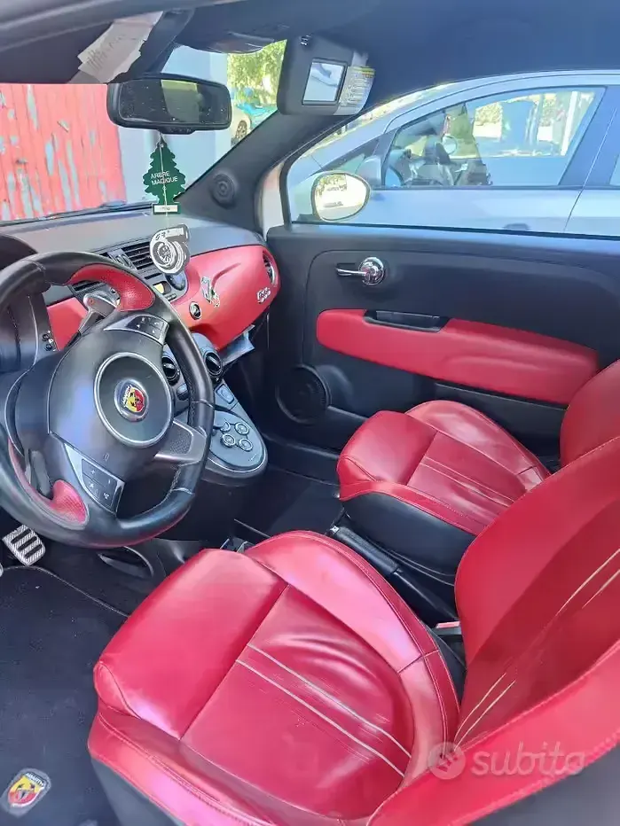Usata Abarth 595 Turismo 160 CV (117 kW) 2014 Bianco Utilitaria