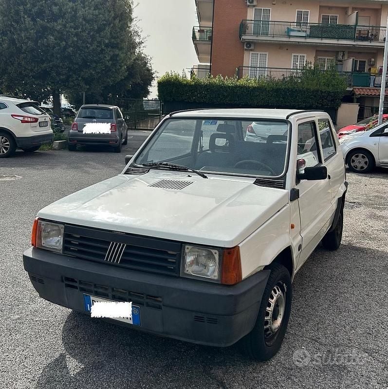 Usata Fiat Panda Young 54 CV (39 kW) 2001 Bianco Utilitaria