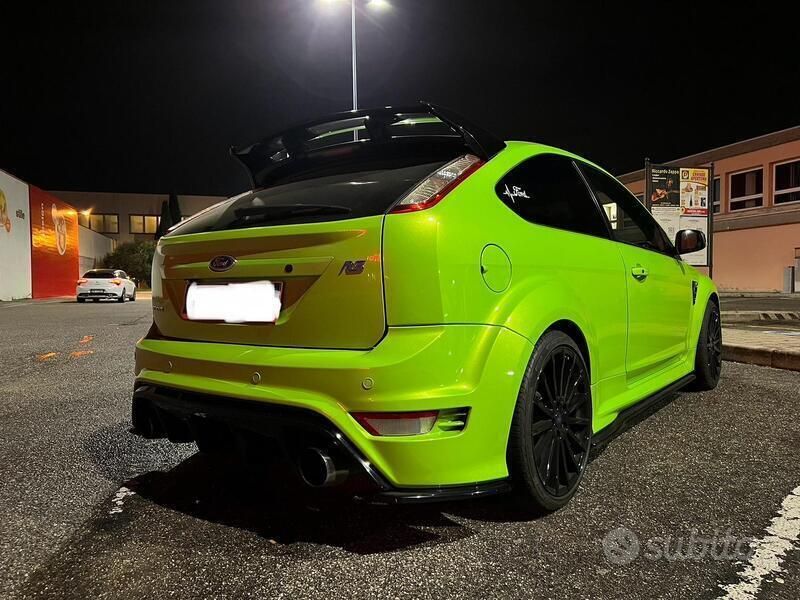 Usata Ford Focus RS 305 CV (224 kW) 2009 Verde Berlina