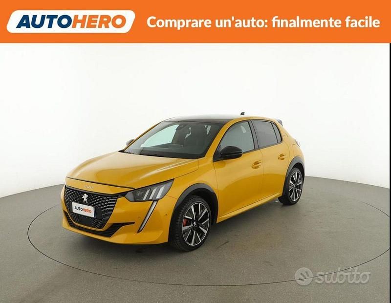 Usata Peugeot 208 GT-line 130 CV (95 kW) 2019 Giallo Utilitaria