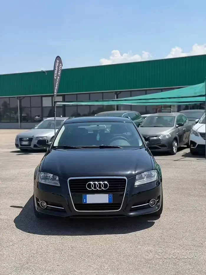 Usata Audi A3 Ambition 90 CV (66 kW) 2010 Nero Utilitaria