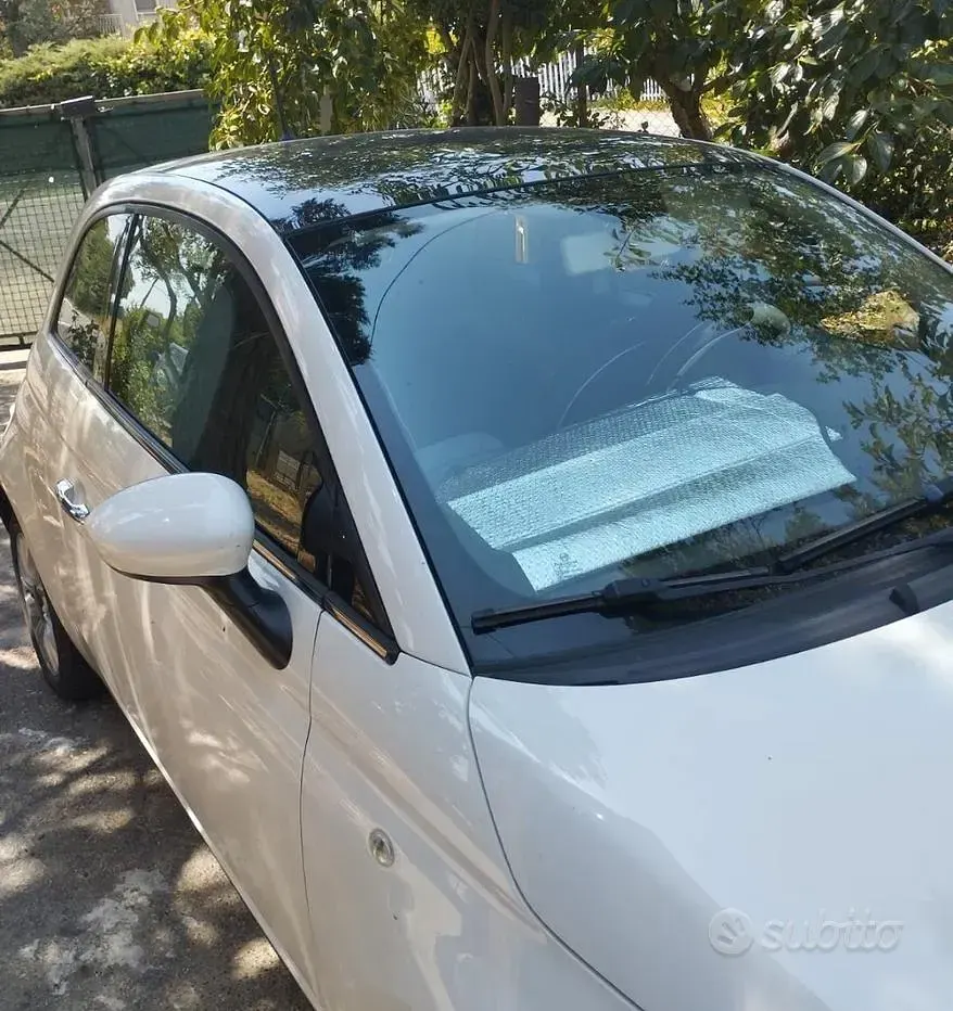 Usata Fiat 500 69 CV (50 kW) 2015 Bianco Berlina