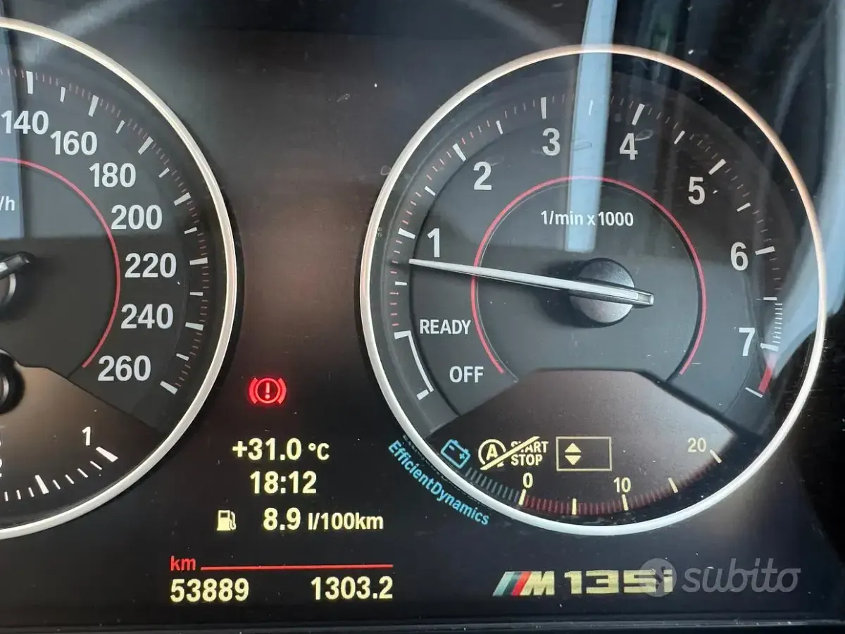 Usata BMW M135 Efficient Dynamics 320 CV (235 kW) 2015 Nero Utilitaria