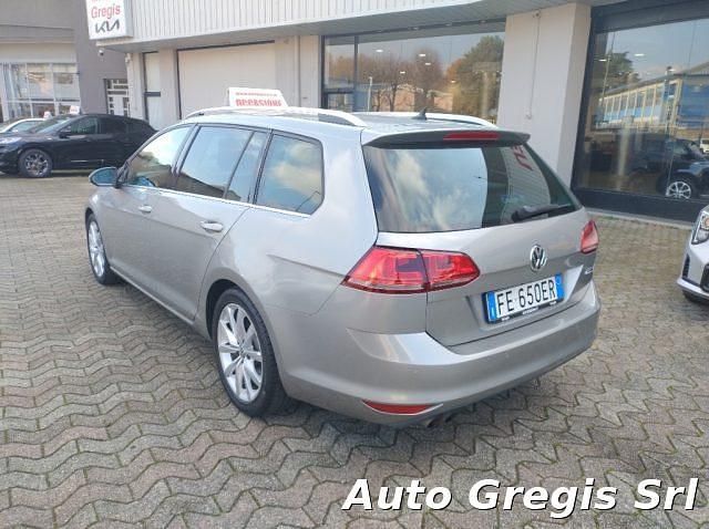 Usata VW Golf VII Highline 125 CV (91 kW) 2016 Argento Station wagon