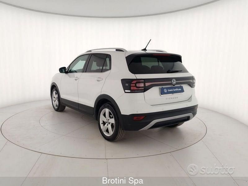 Usata VW T-Cross Advance 110 CV (80 kW) 2021 Bianco SUV