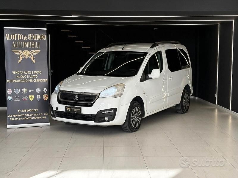 Usata Peugeot Partner Tepee Active 120 CV (88 kW) 2017 Bianco Monovolume