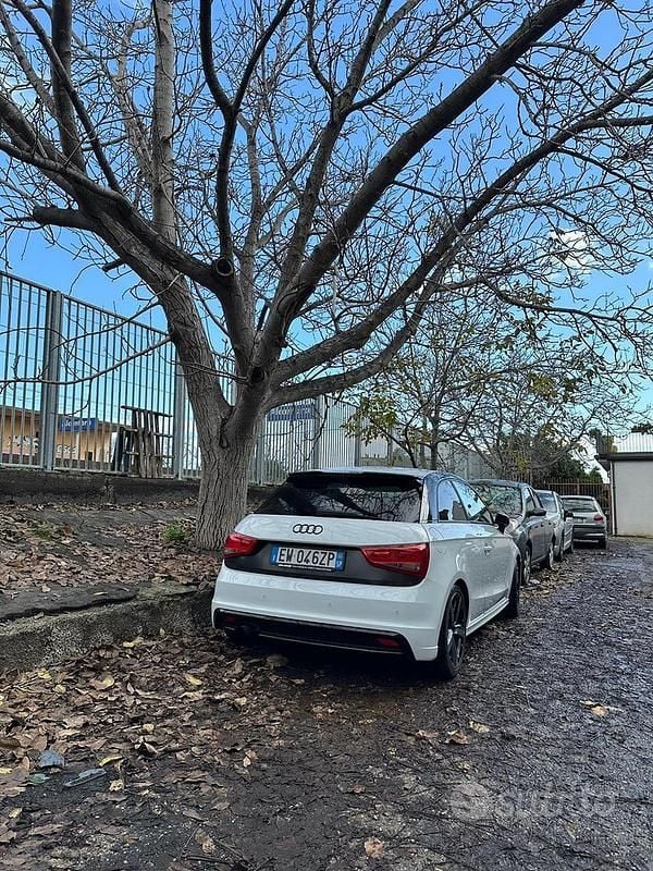 Usata Audi A1 S-Line 90 CV (66 kW) 2014 Bianco Utilitaria