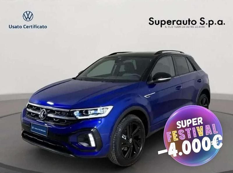 Usata VW T-Roc R-line Plus 116 CV (85 kW) 2024 Blu SUV