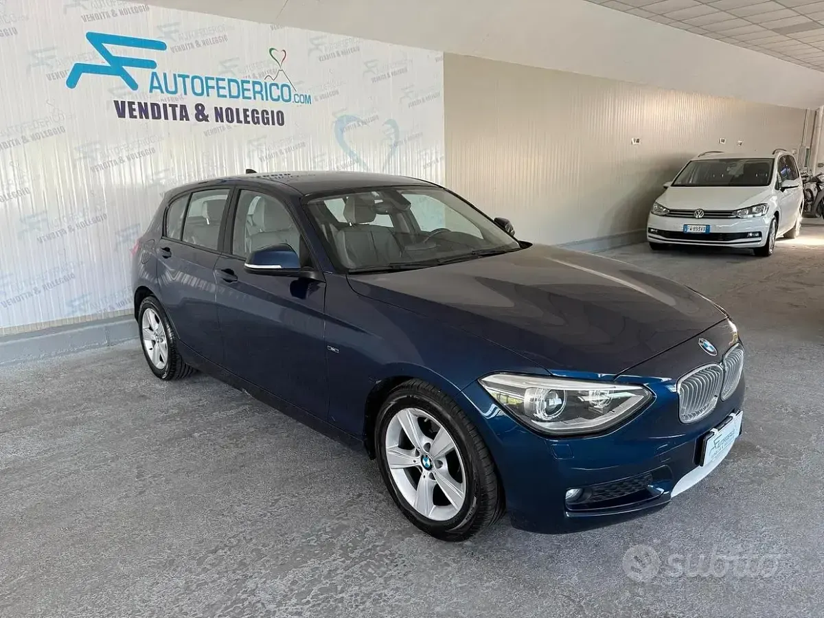 Usado BMW 116 116 HP (85 kW) 2014 Azul Citadino