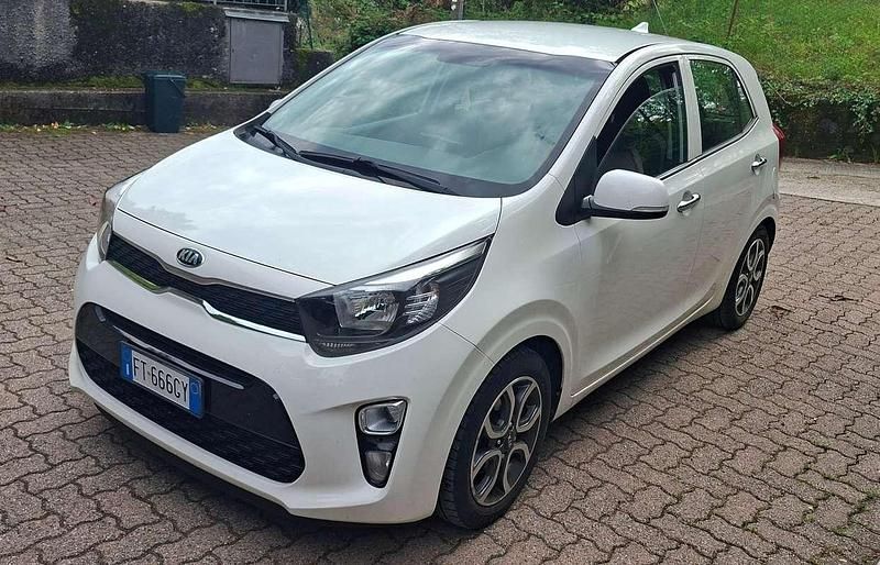 Usata Kia Picanto Active 65 CV (47 kW) 2018 Bianco Utilitaria