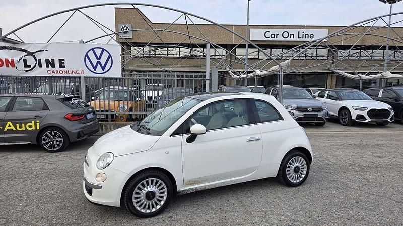 Usata Fiat 500 Lounge 69 CV (50 kW) 2012 Bianco Utilitaria